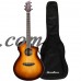 Breedlove Discovery Concert CE Acoustic-Electric Guitar with ChromaCast Accessories, Sunburst   556555227